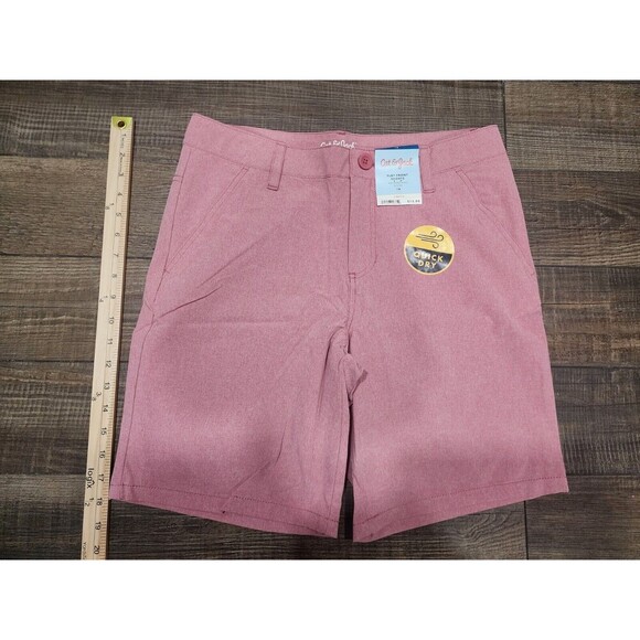 Cat & Jack Other - Cat & Jack Size 18  Flat Front Quick Dry Salmon Pink Stretch Chino Shorts